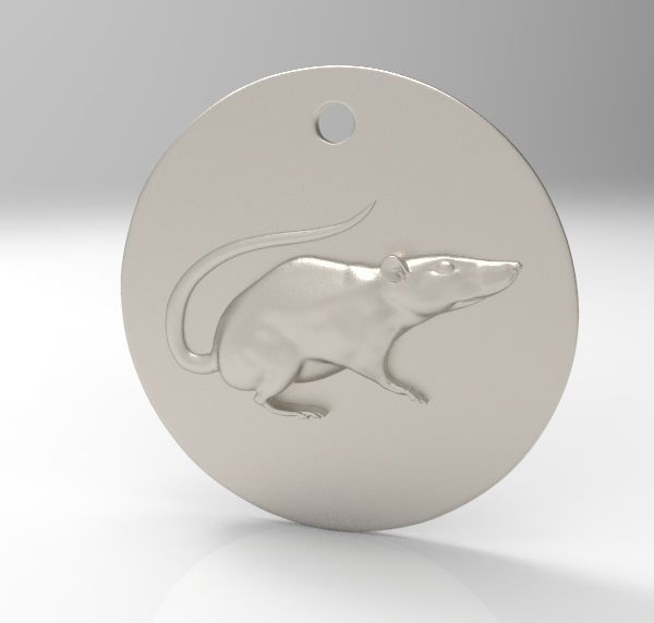 Chinese Zodiac Rat 3D print model_7