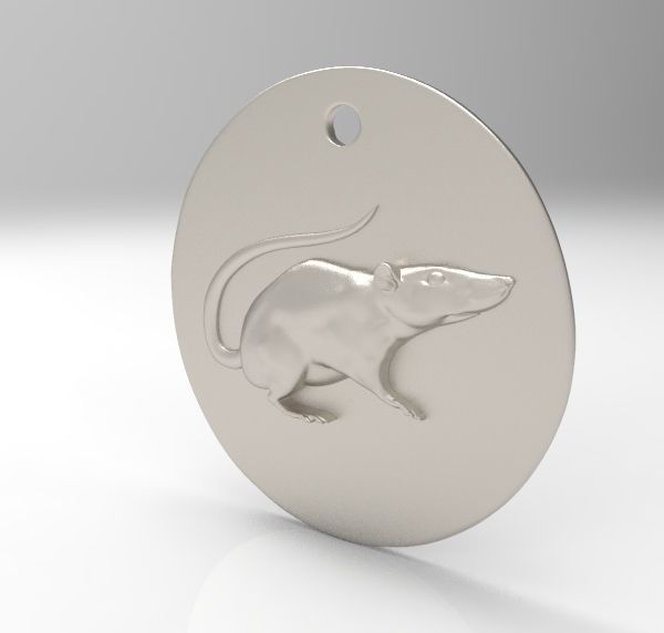 Chinese Zodiac Rat 3D print model_13