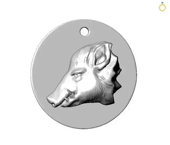 Chinese Zodiac Pig 3D print model