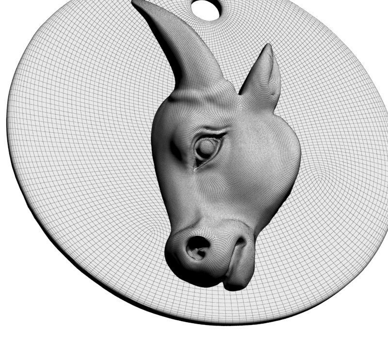 Chinese Zodiac Ox 3D print model_32