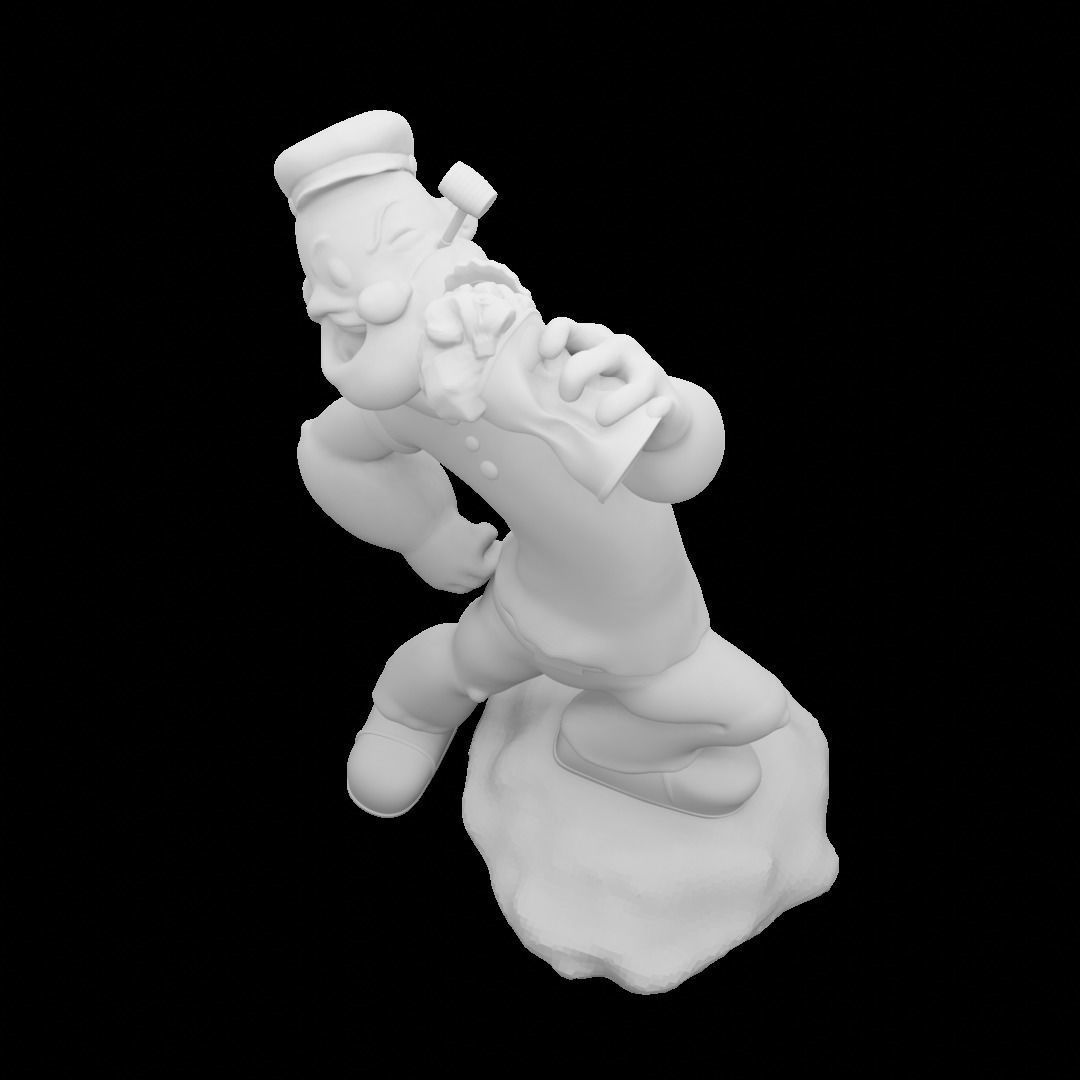 Popeye - Version full 3D print model_4