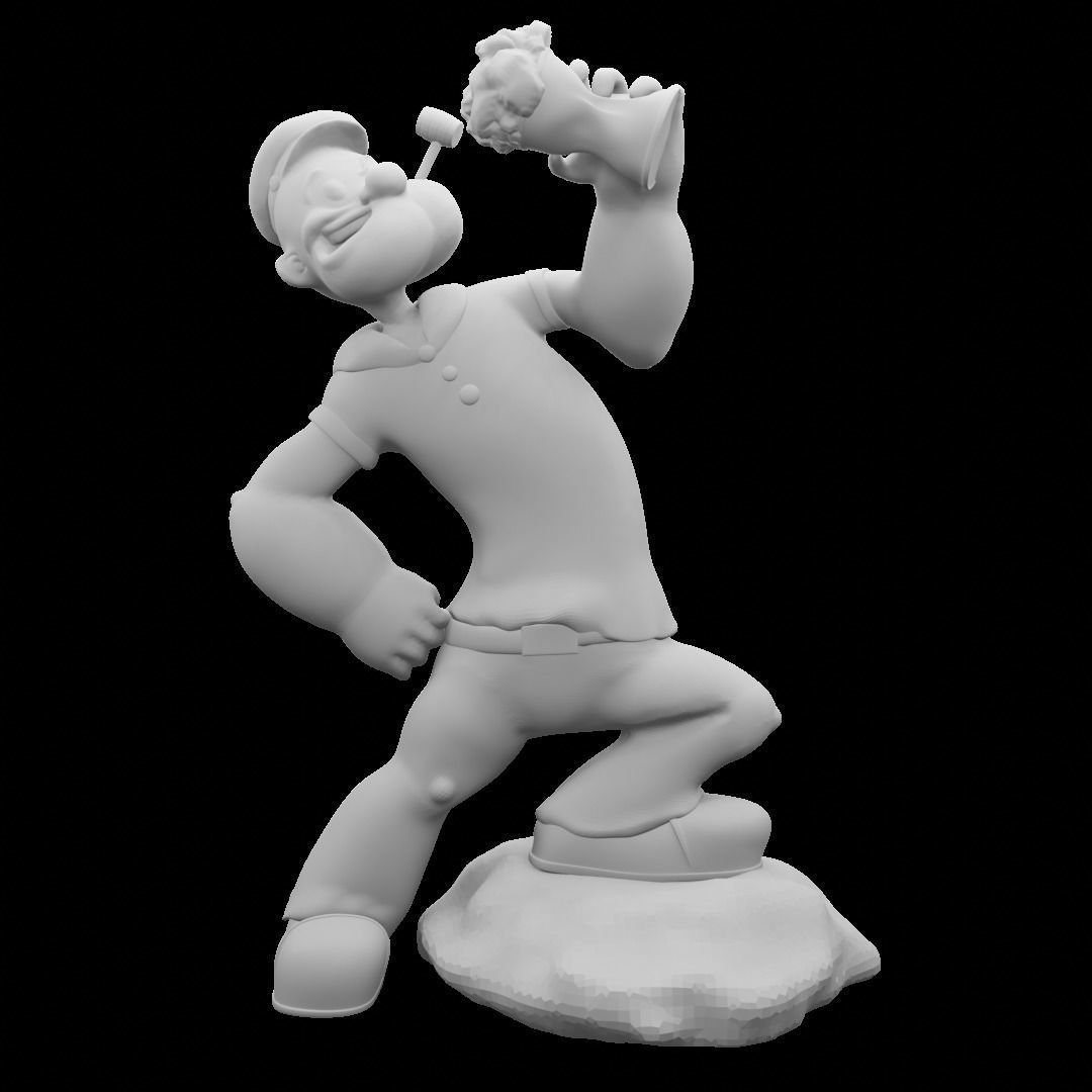Popeye - Version full 3D print model_1
