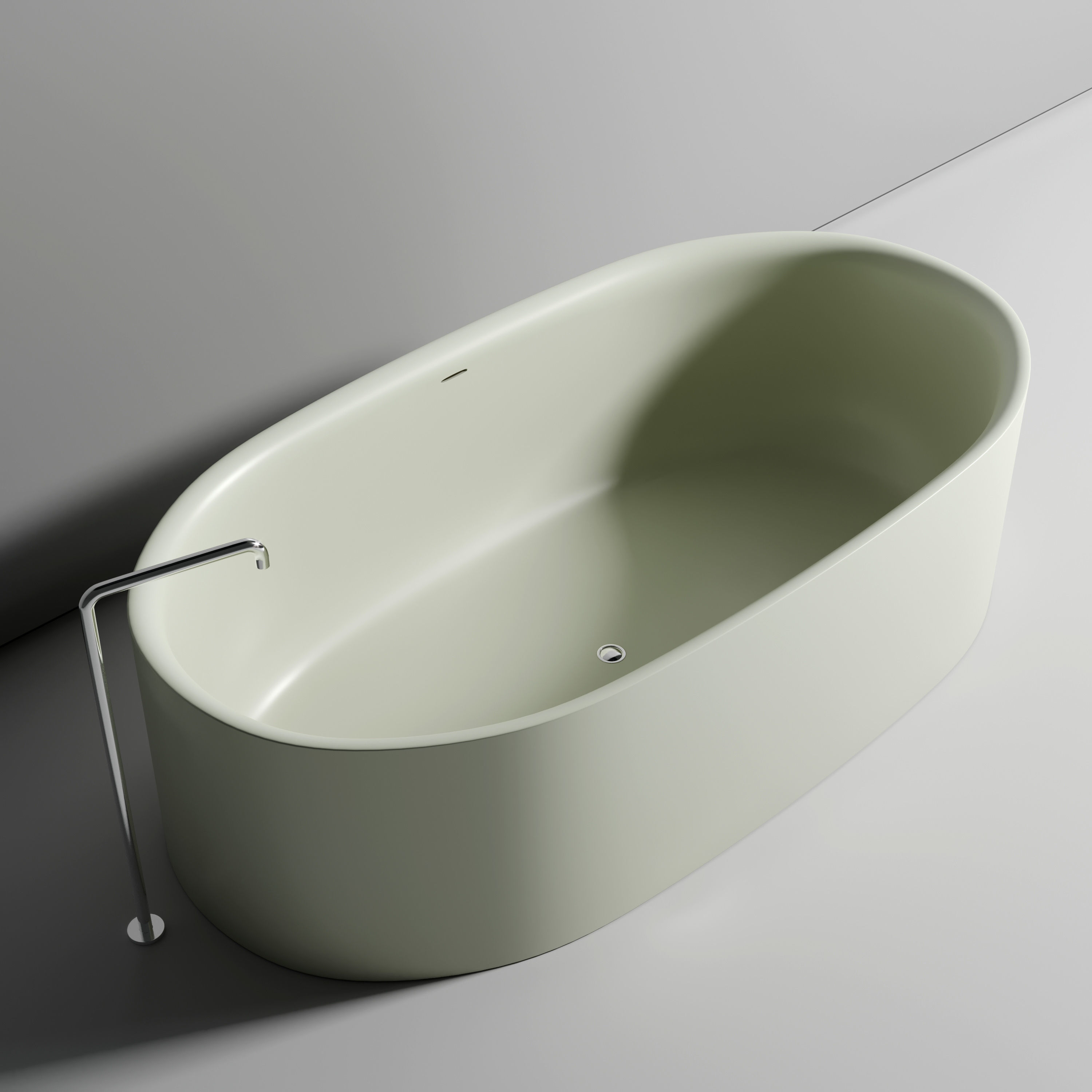 BOFFI Sabbia freestanding bathtub Low-poly 3D model_2