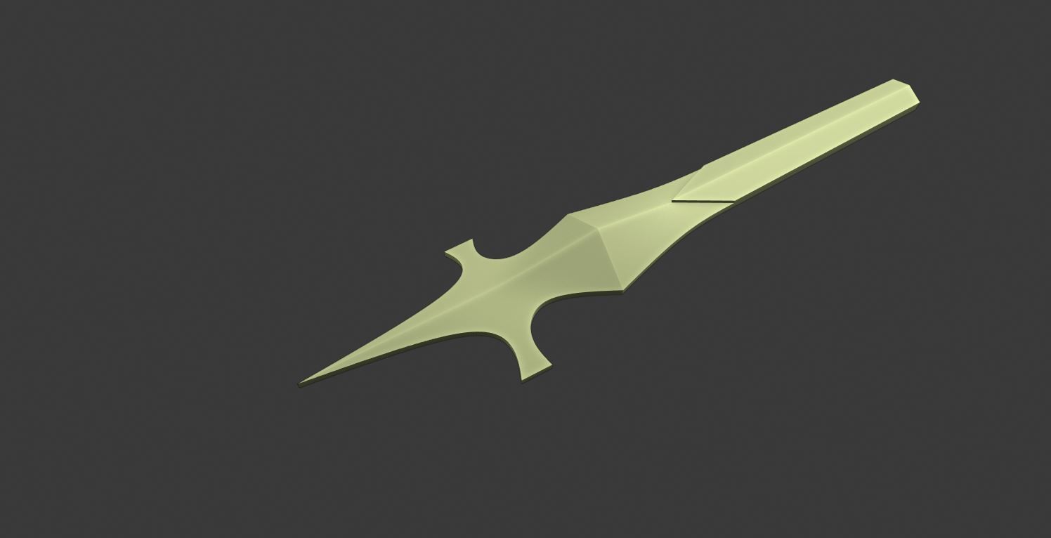 Netflix Castlevania Alucards Heirloom Sword 3D print model_26