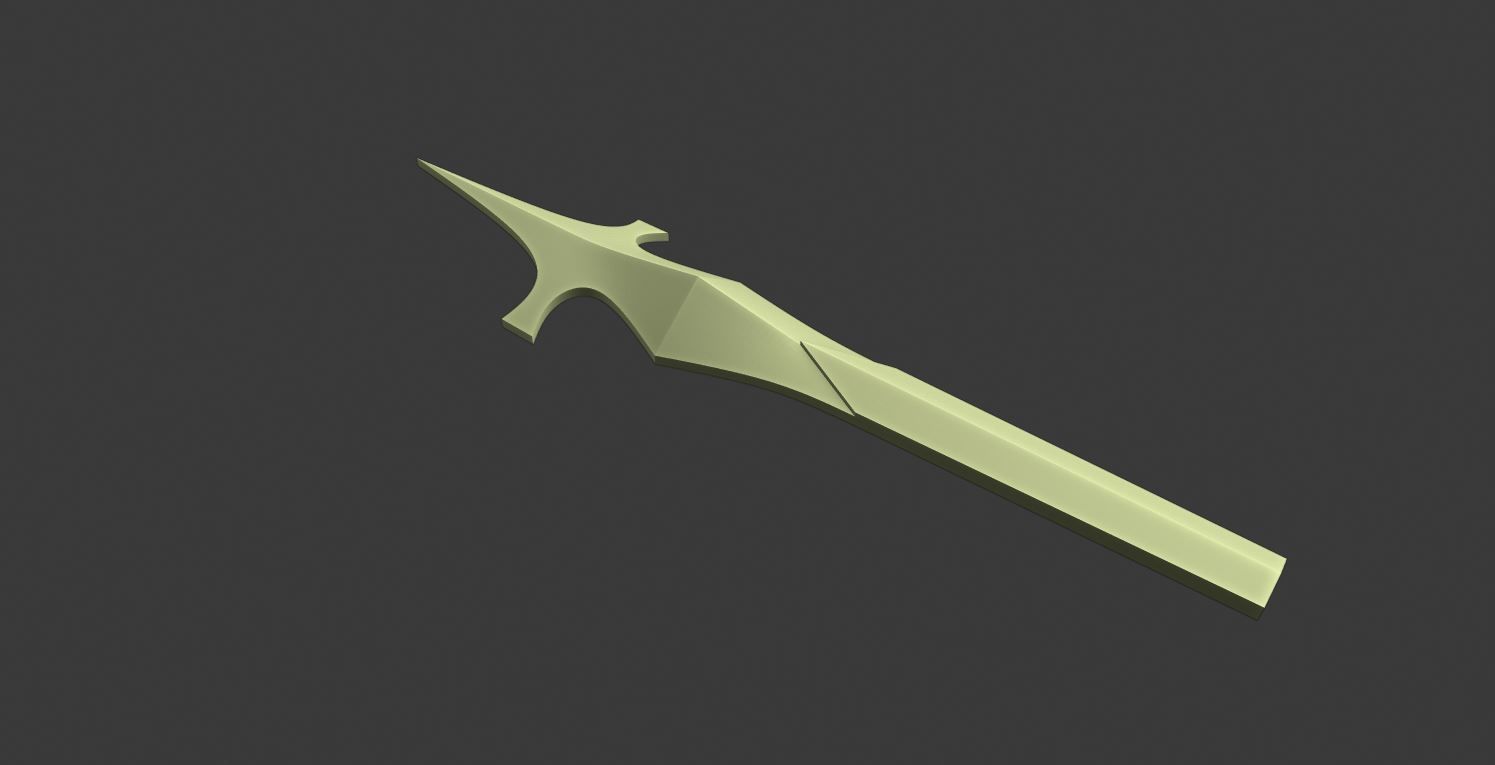 Netflix Castlevania Alucards Heirloom Sword 3D print model_27