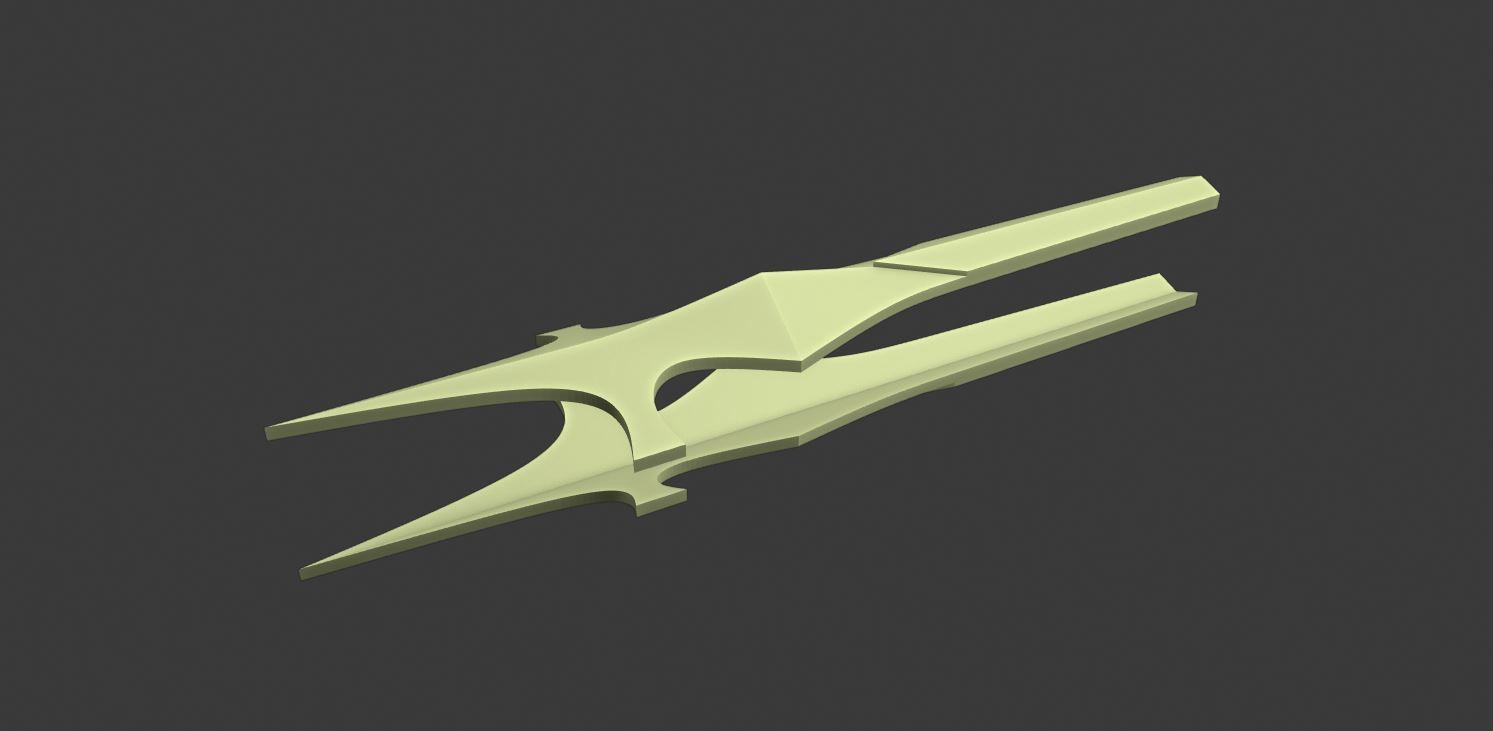 Netflix Castlevania Alucards Heirloom Sword 3D print model_25