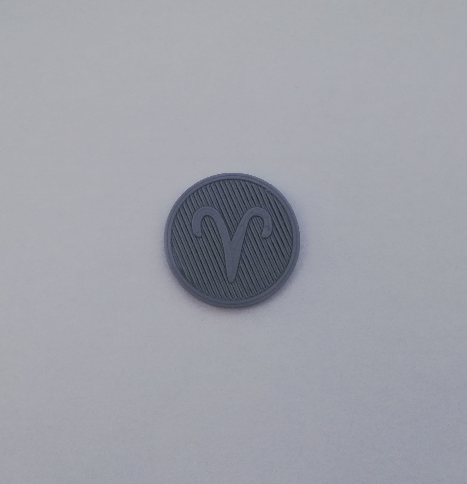 Zodiac signs coins 3D Model Collection_3