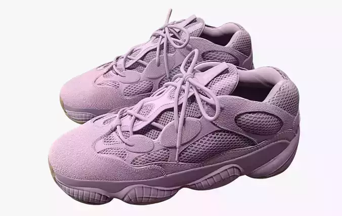  YEEZY 500 - Soft Vision - Kanye West - Streetwear Low-poly 3D model