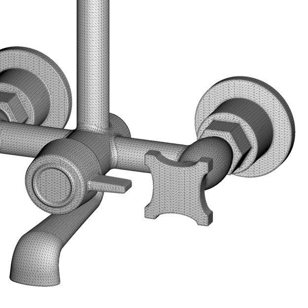 Ultra Modern Shower Tap 3D print model_5