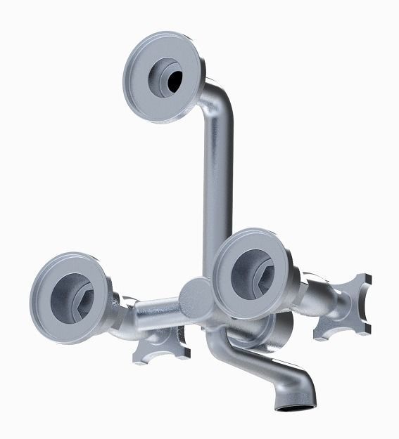Ultra Modern Shower Tap 3D print model_2