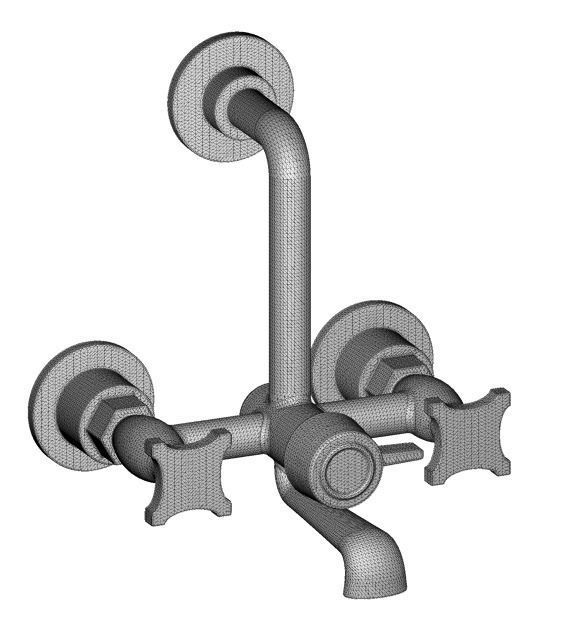 Ultra Modern Shower Tap 3D print model_3