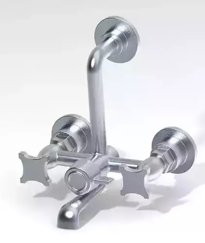 Ultra Modern Shower Tap 3D print model