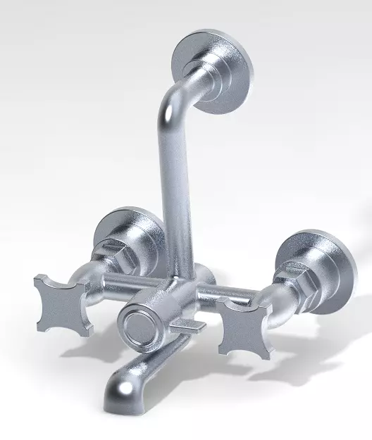 Ultra Modern Shower Tap 3D print model_0