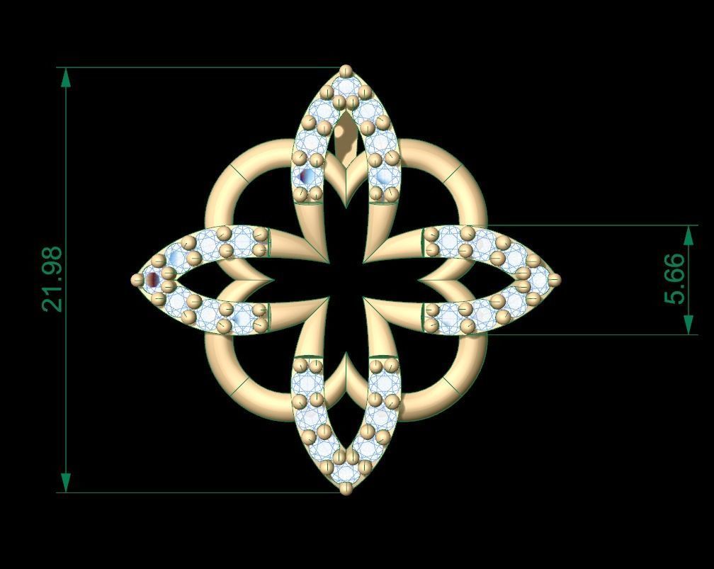 Pendant 126 3D print model_8