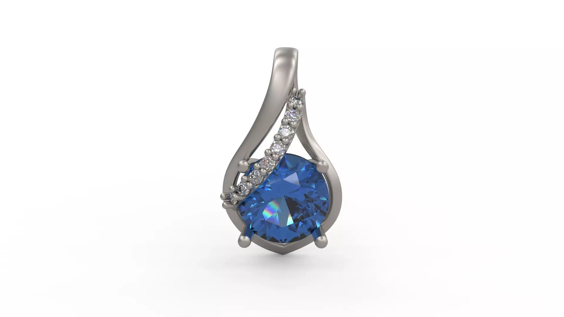 Pendant 127 3D print model_0