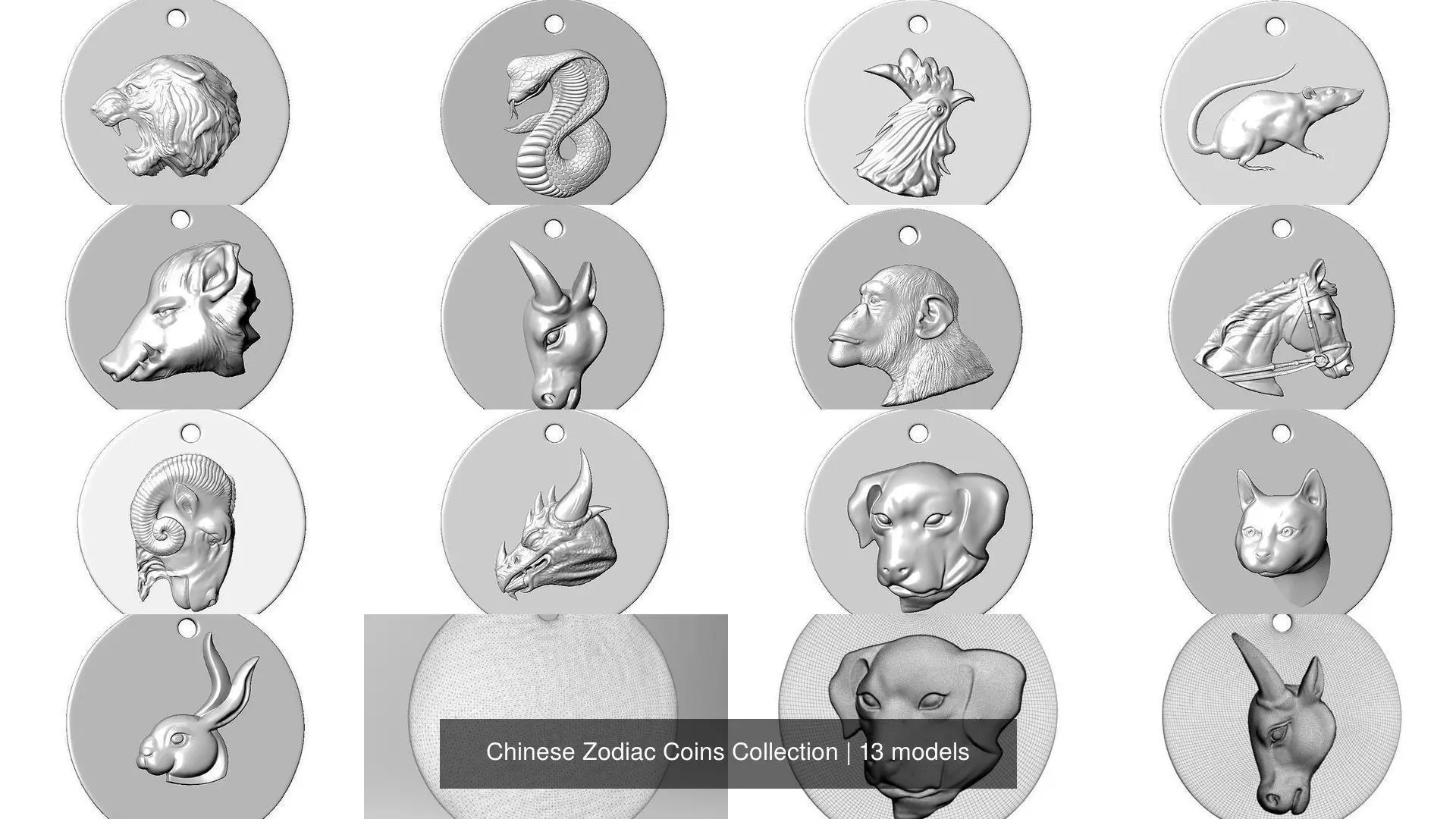 Chinese Zodiac Coins Collection _0