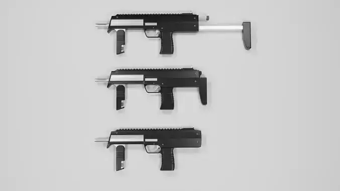 Submachine gun Model