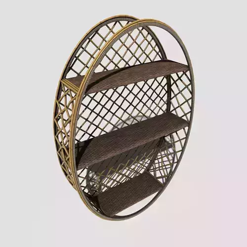 Rattan Hanging Shelf