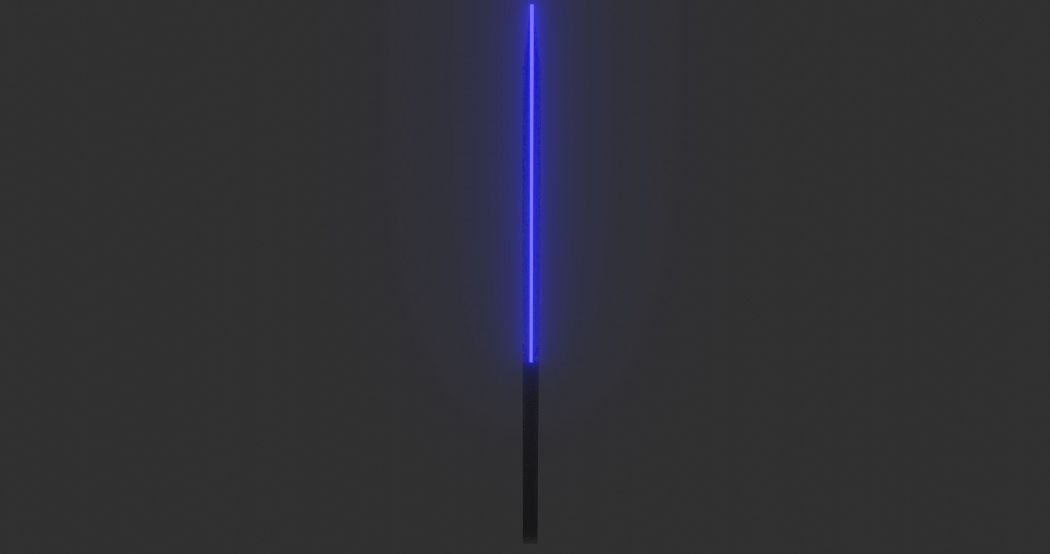 Kunai sword 3D model_1