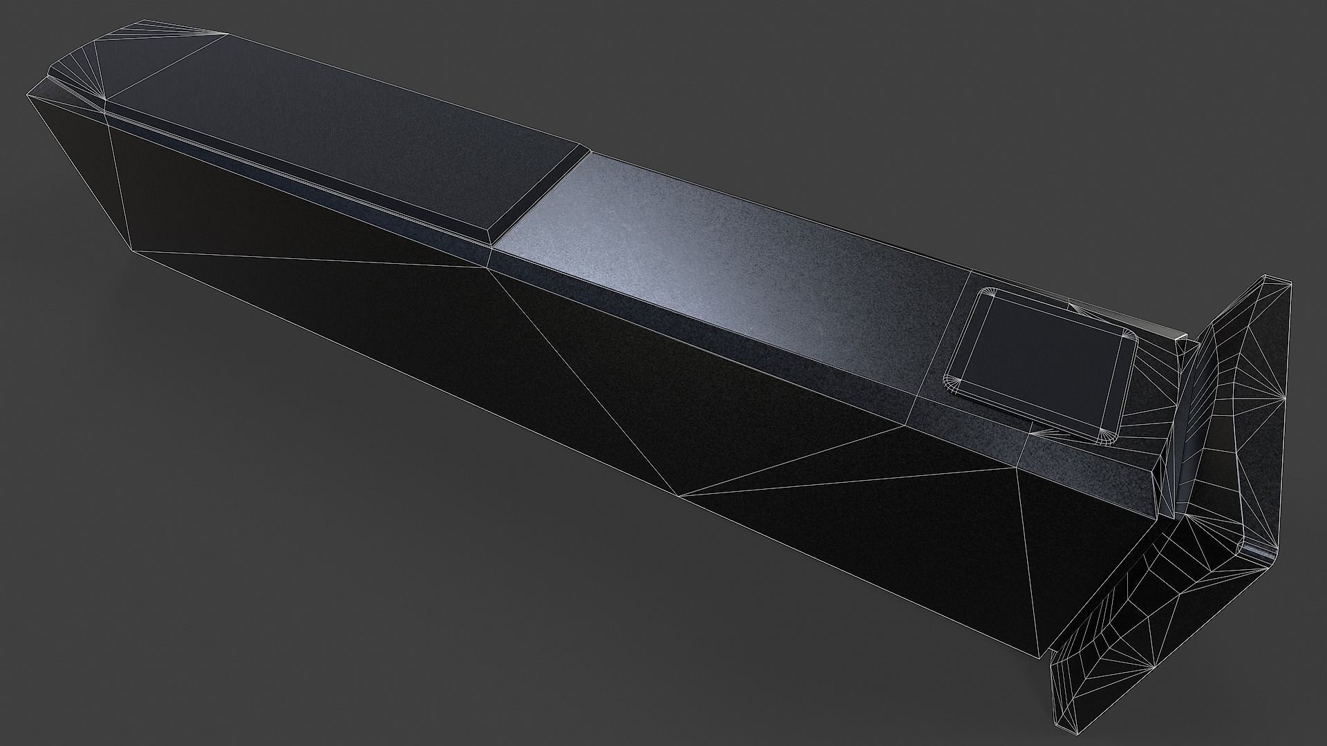 Tower Speaker V01 - Low Poly Low-poly 3D model_13