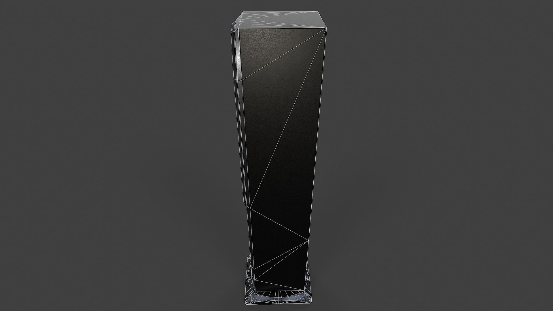 Tower Speaker V01 - Low Poly Low-poly 3D model_9