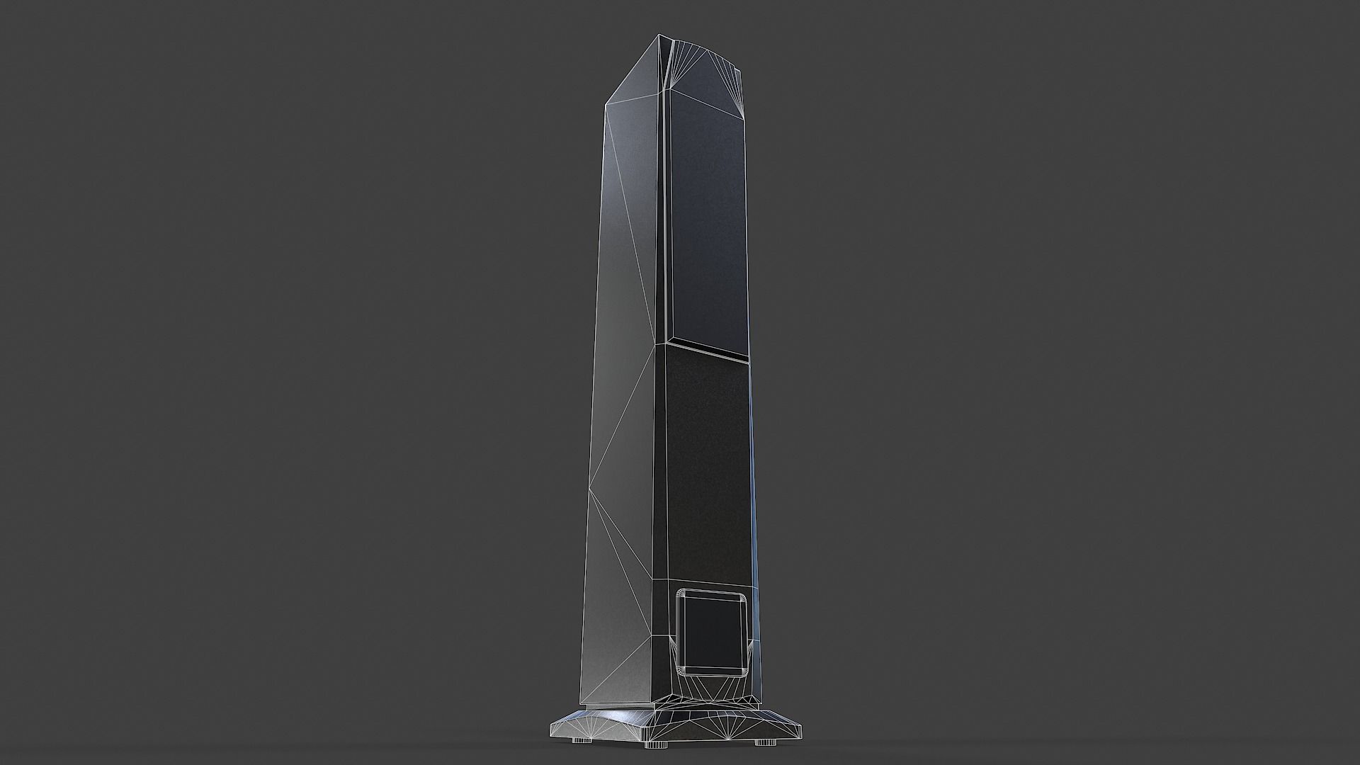 Tower Speaker V01 - Low Poly Low-poly 3D model_5