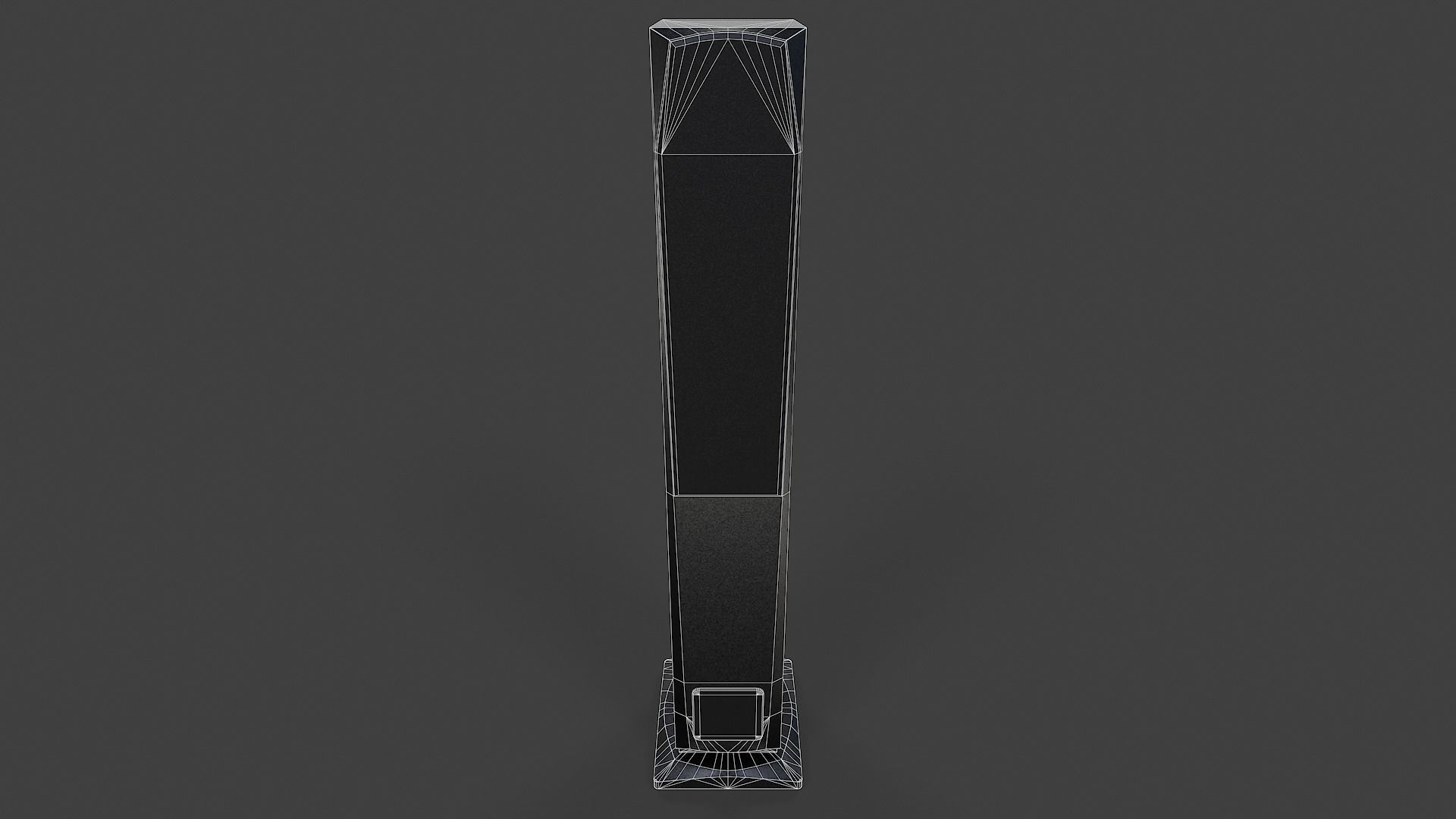 Tower Speaker V01 - Low Poly Low-poly 3D model_1