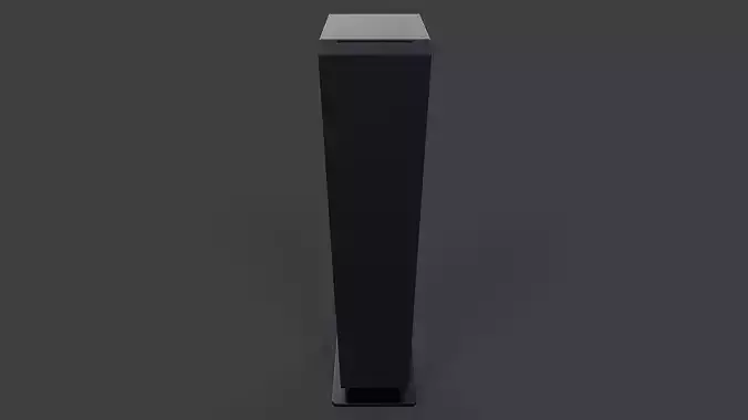 Tower Speaker V02 - Low Poly Low-poly 3D model