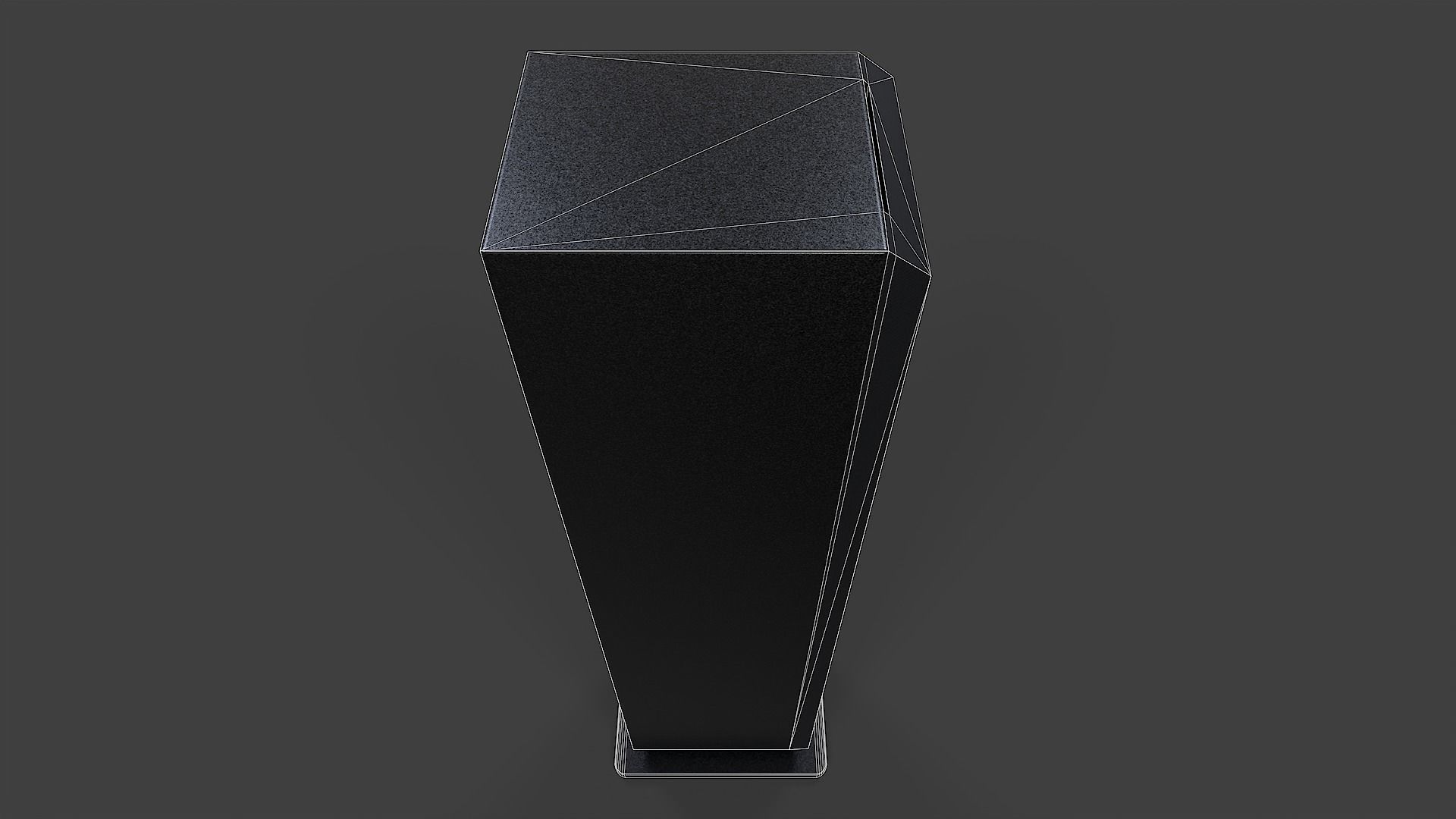 Tower Speaker V02 - Low Poly Low-poly 3D model_7
