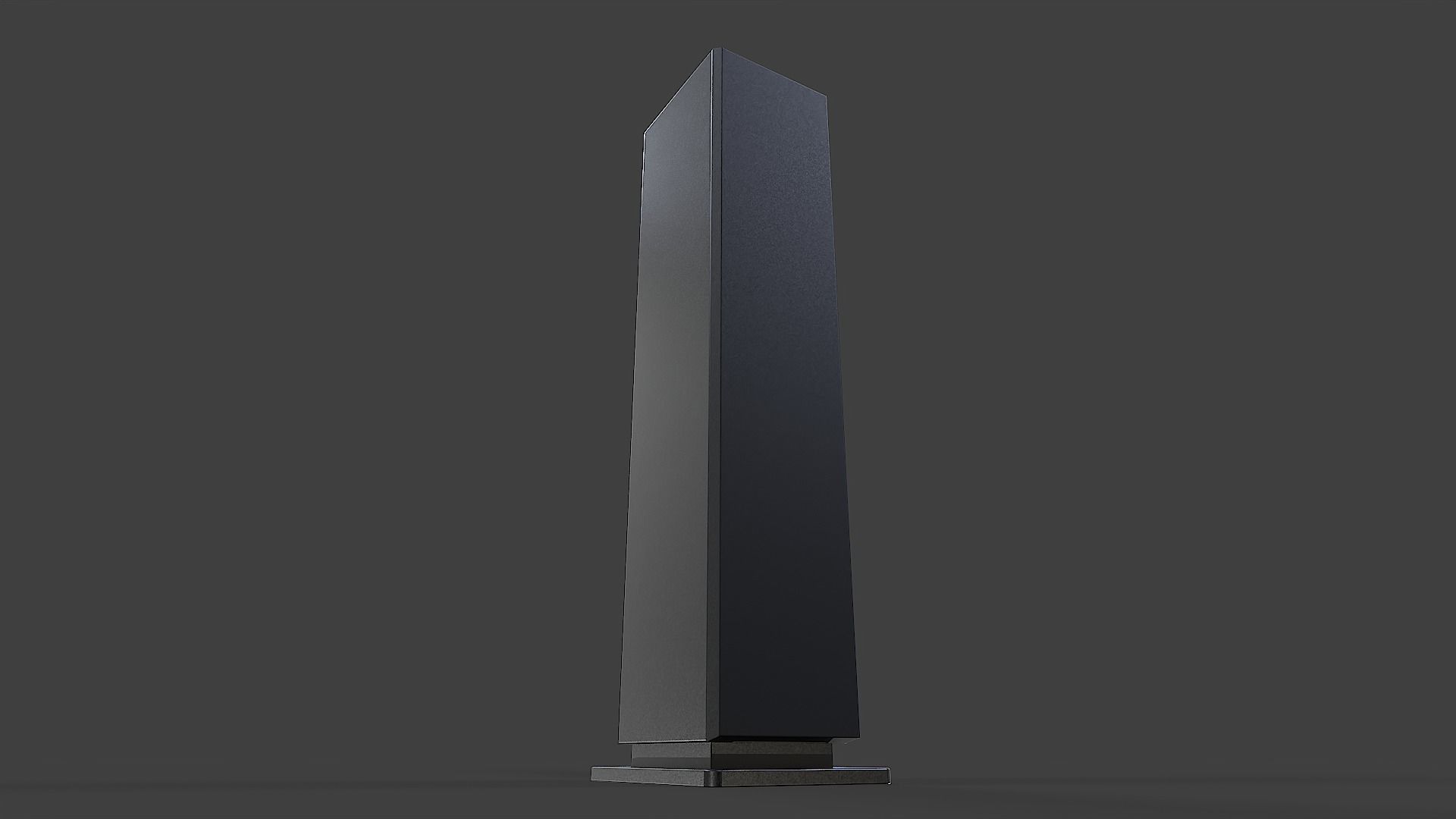 Tower Speaker V02 - Low Poly Low-poly 3D model_4