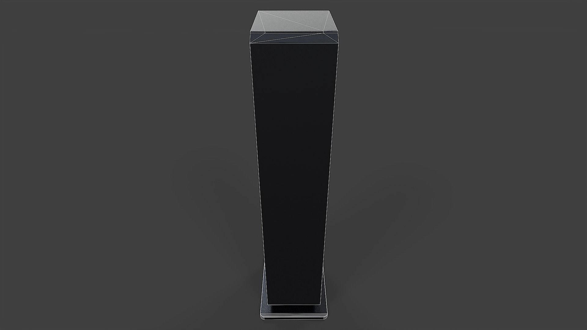 Tower Speaker V02 - Low Poly Low-poly 3D model_1