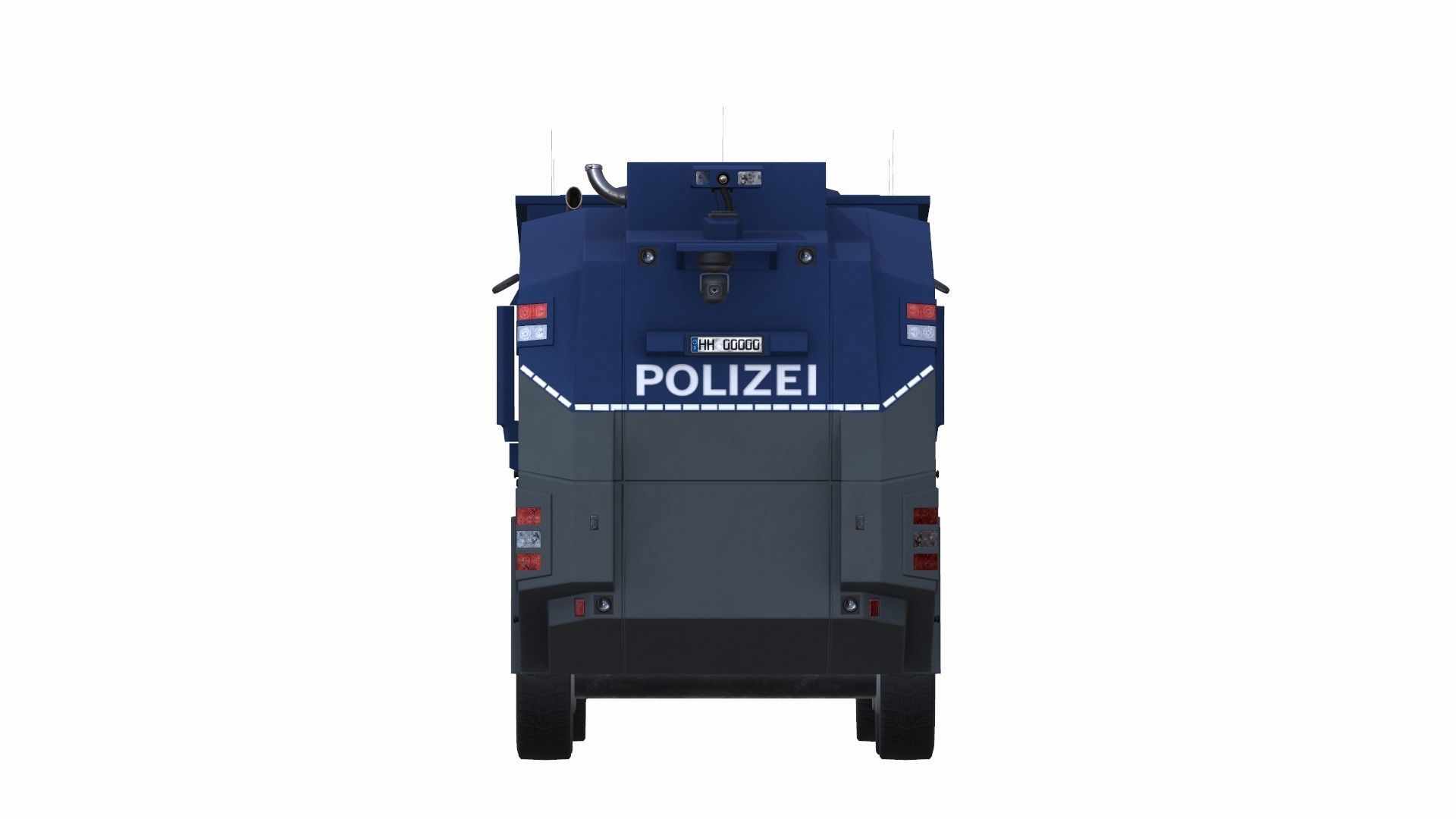 Wasserwerfer WaVe10 Low-poly 3D model_5