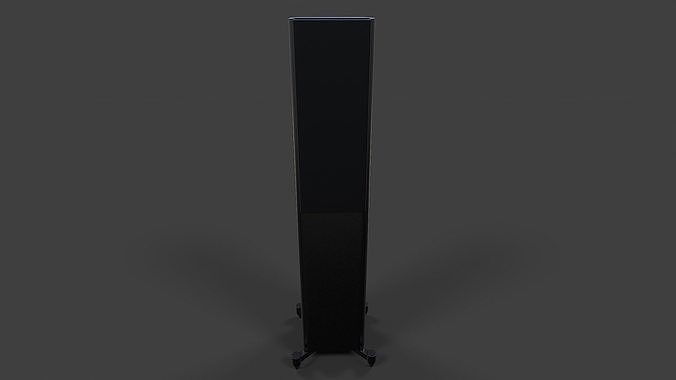 Tower Speaker V03 - Low Poly Low-poly 3D model
