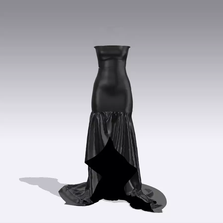 DRESS DRESS on mannequin 3D model