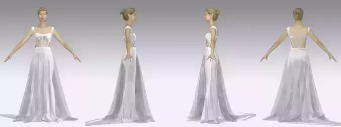 DRESS DRESS wedding on mannequin