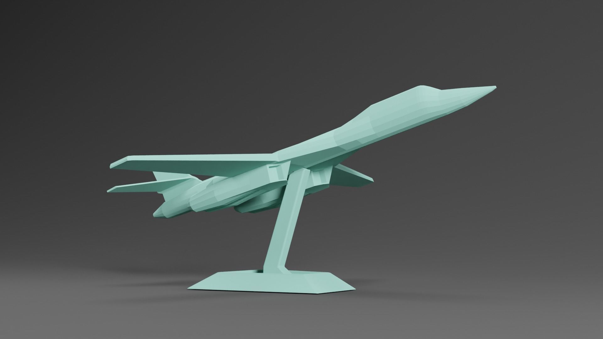 B-1 Lancer Plane 3D print model_1