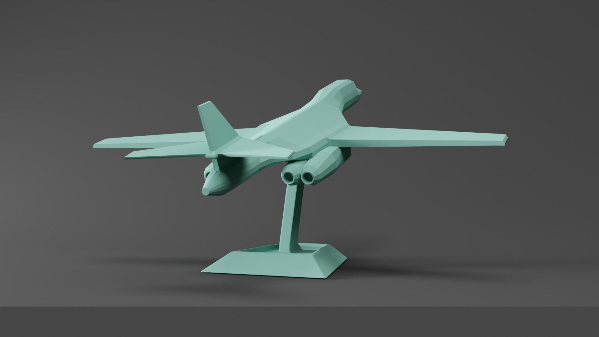 B-1 Lancer Plane 3D print model_2