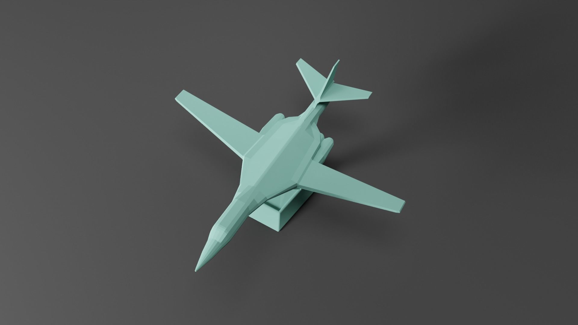 B-1 Lancer Plane 3D print model_4