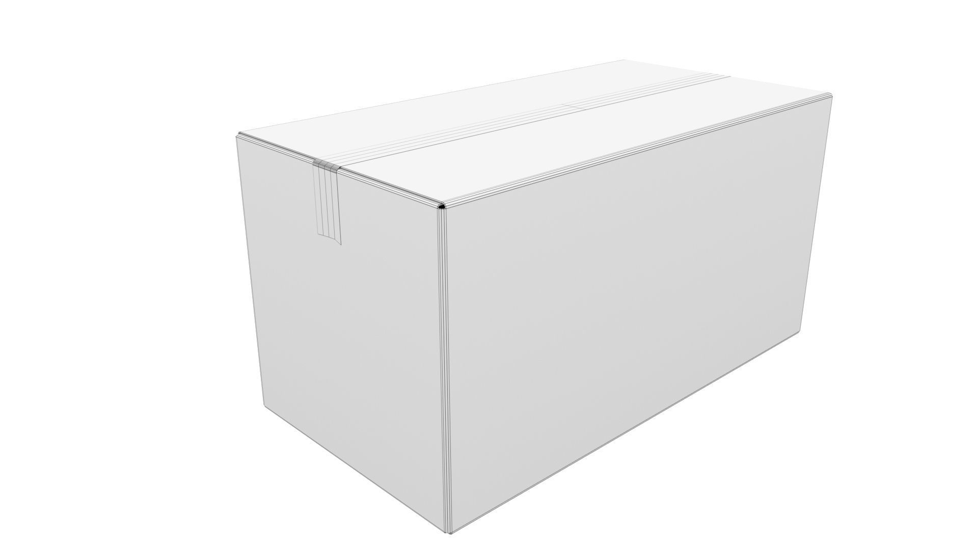 Cardboard box 12 3D model_12