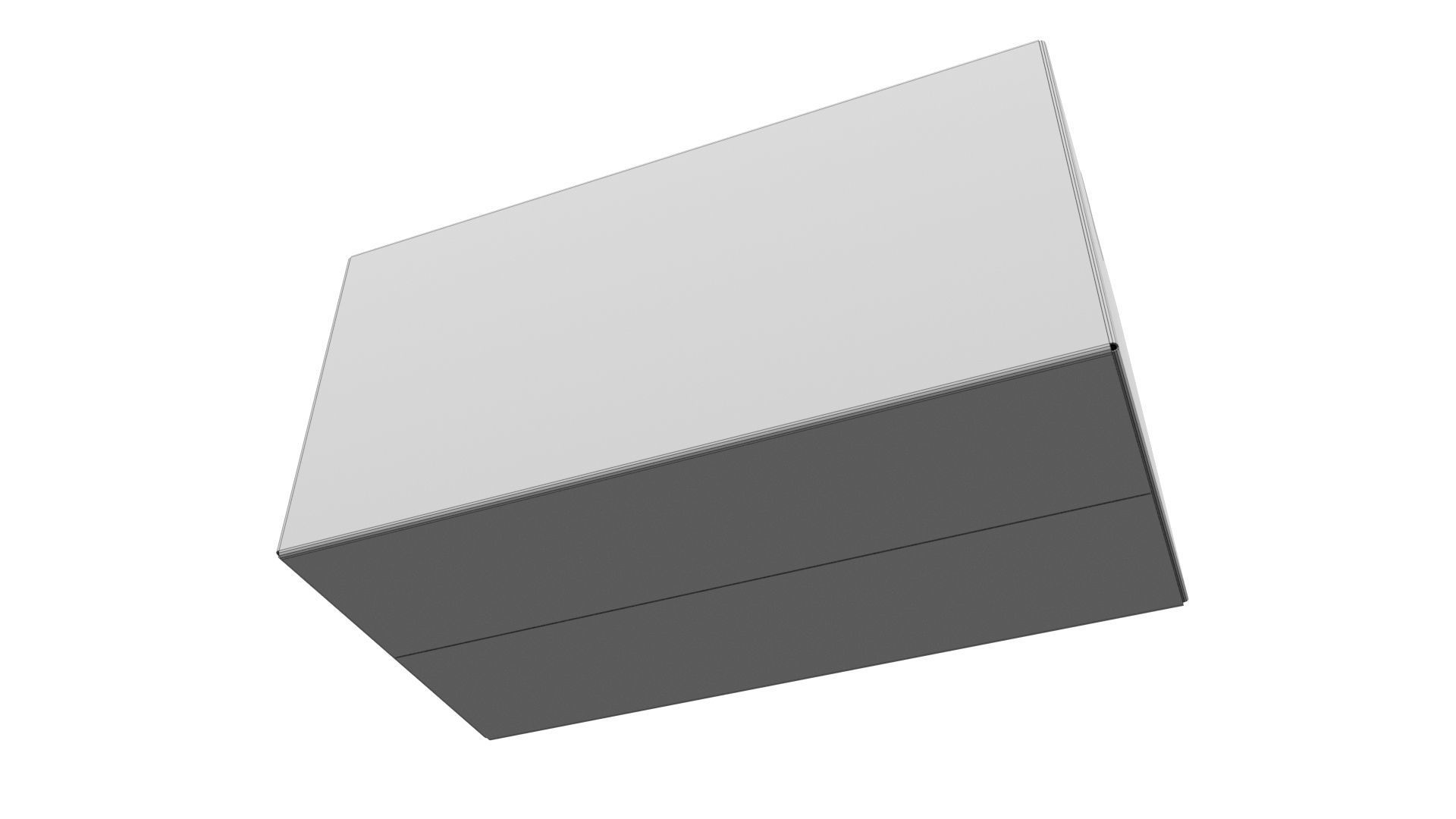 Cardboard box 12 3D model_11