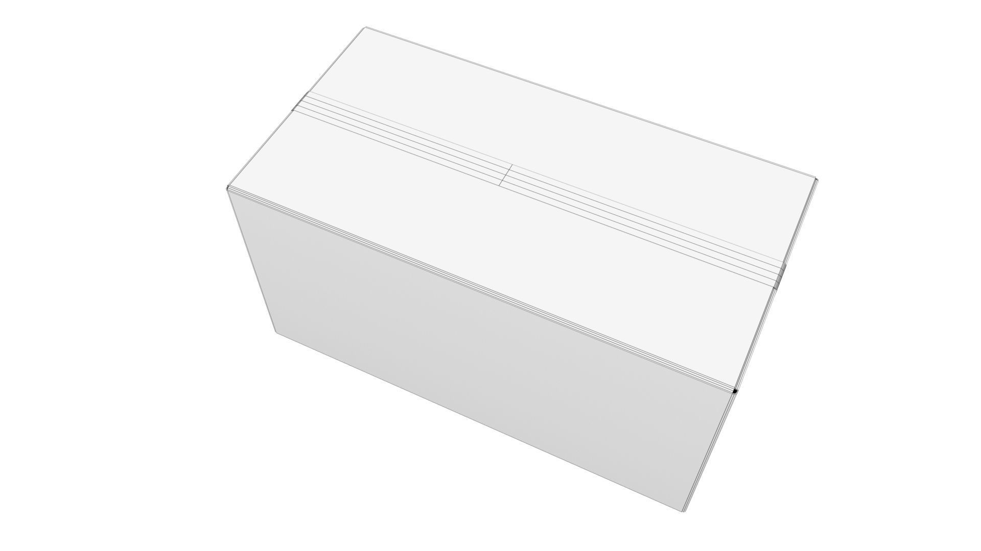Cardboard box 12 3D model_10