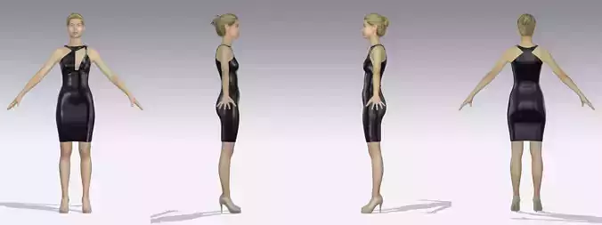 DRESS DRESS sexy leather