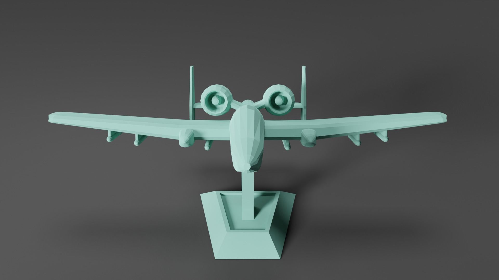 A-10 Thunderbolt  3D print model_5