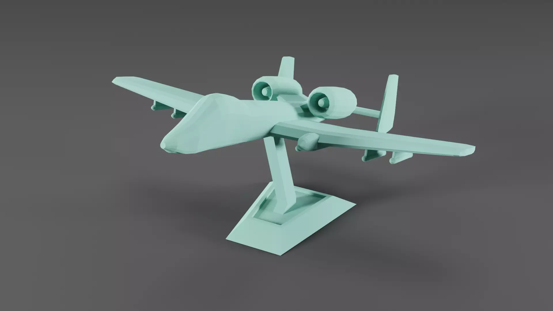 A-10 Thunderbolt  3D print model_0