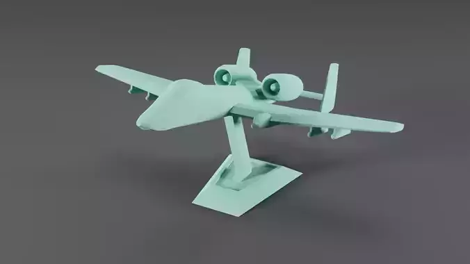 A-10 Thunderbolt  3D print model