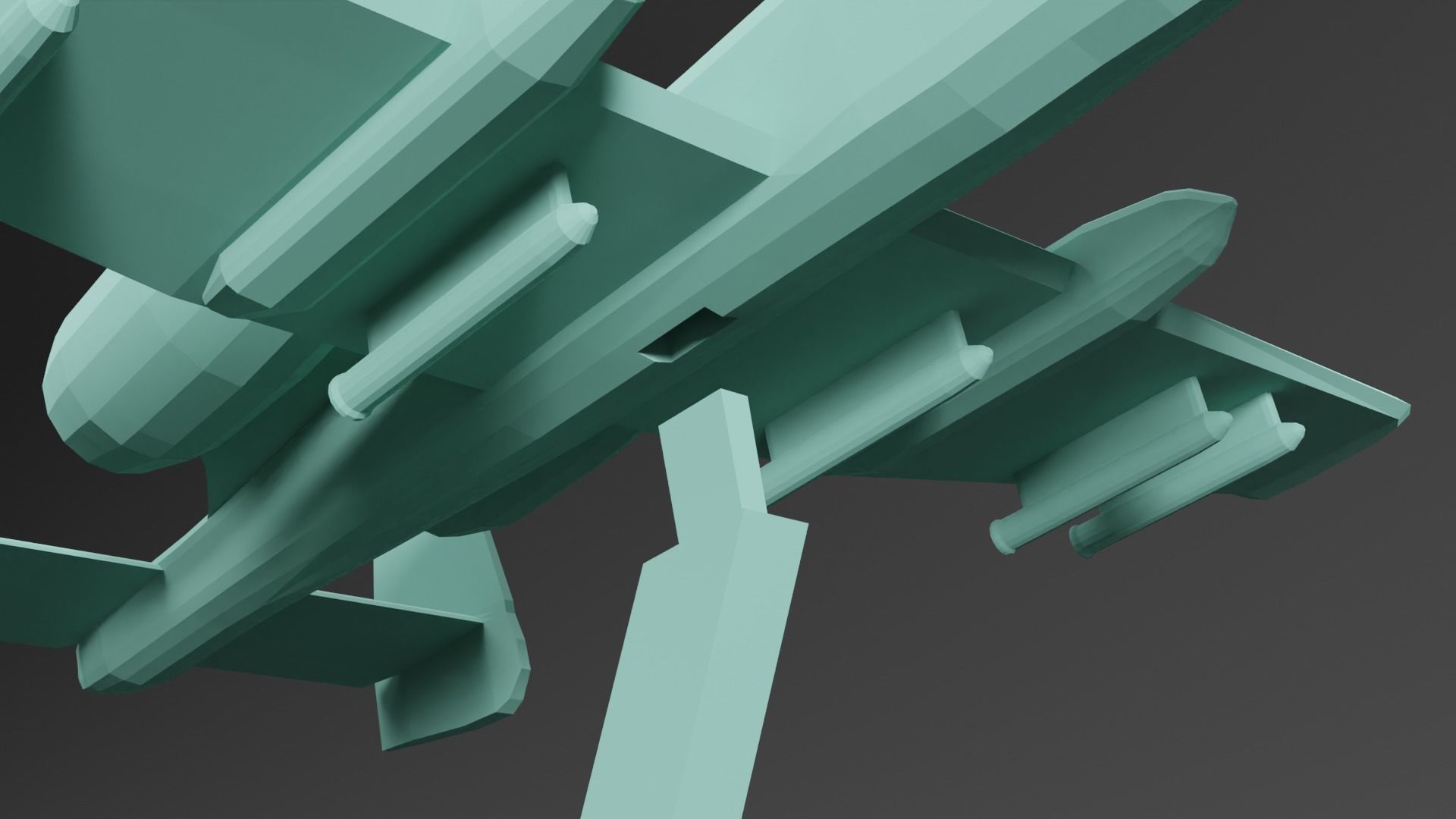 A-10 Thunderbolt  3D print model_4