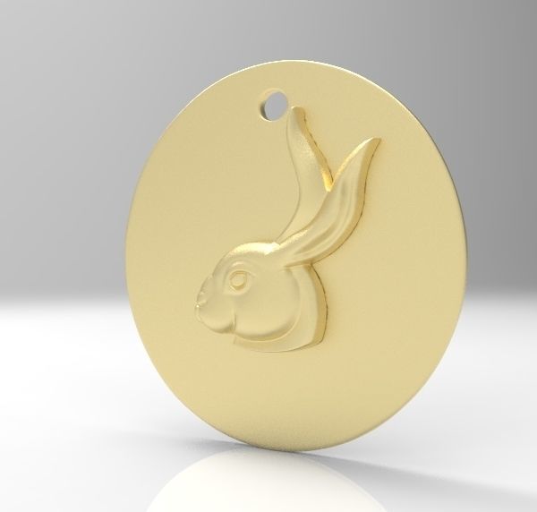 Chinese Zodiac Rabbit 3D print model_12