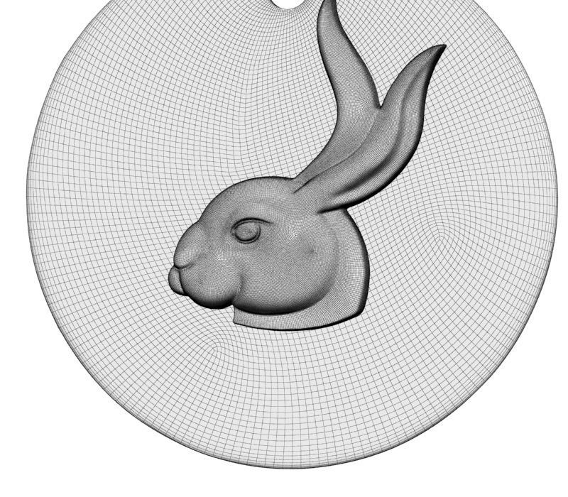 Chinese Zodiac Rabbit 3D print model_28