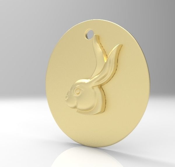 Chinese Zodiac Rabbit 3D print model_14