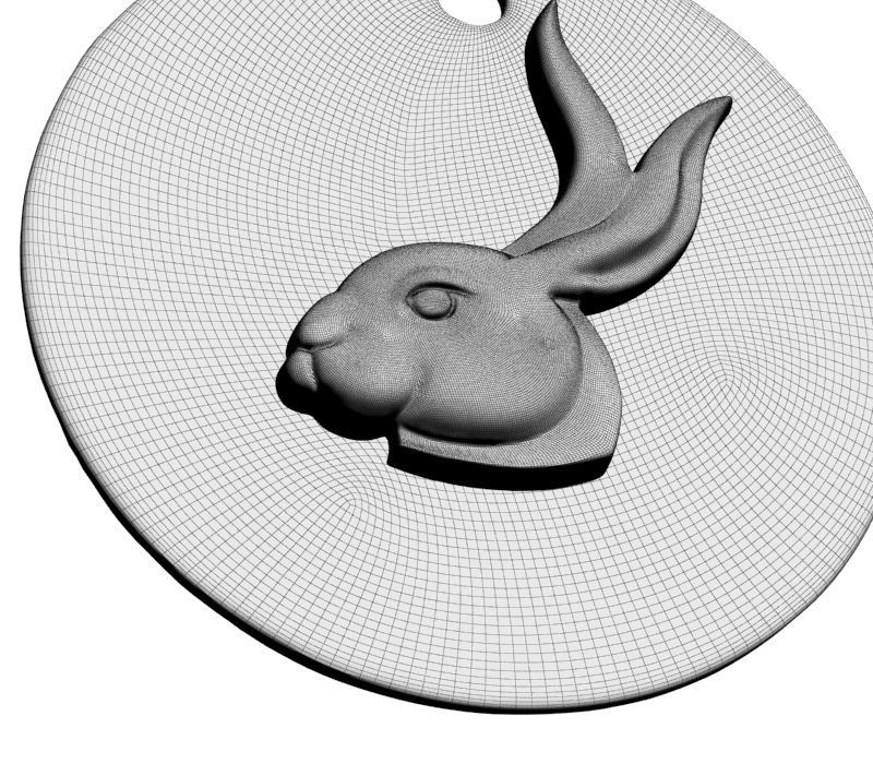 Chinese Zodiac Rabbit 3D print model_32